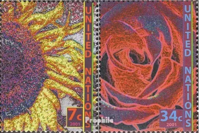 Produktbild von Briefmarken UNO - New York 2001 Mi 870-871 (kompl.Ausg.) postfrisch Freimarken