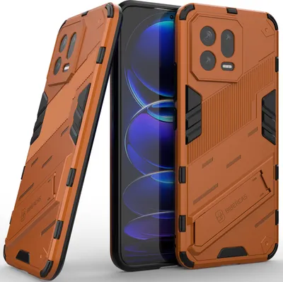 Produktbild von Armor Hülle für Xiaomi 13, Hybrid PC TPU Bumper Stoßfestes Schutzhülle mit Standfunktion Weiß