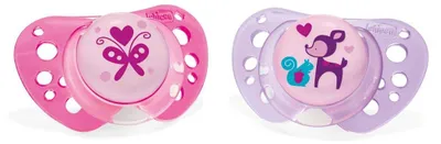 Produktbild von Chicco Physioforma Schnuller, Rosa, 6-16 Monate, 2 Stück