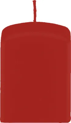 Produktbild von Quader Kerzen, Block Kerzen, quadratische Kerzen Weihnachtsrot Erdbeere 15 x Ø 7/7 cm, 4 Stück