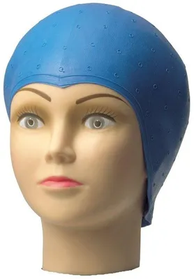 Immagine prodotto di Tappo in gomma blu con fori perforati