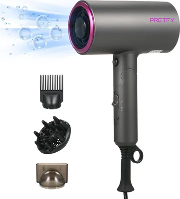 Obrázek produktu pro 2000W fén s velkým proudem vzduchu pro rychlé sušení a hydrataci vlasů, pro domácnost, hotel, kadeřnictví
