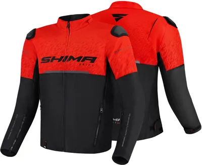 Zdjęcie produktu dla Kurtka Motocyklowa Tekstylna Shima Drift Men Red L