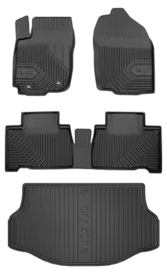Obrázek produktu pro Autokoberce 3D TPE + vana kufru DryZone pro: Toyota RAV4 IV 2015-2019 SUV 5 ks