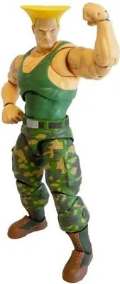 Immagine prodotto di Set di figurine metalliche Jada Street Fighter Guile, 4 pezzi, 6,5 cm, dagli 8 anni in su, con accessori