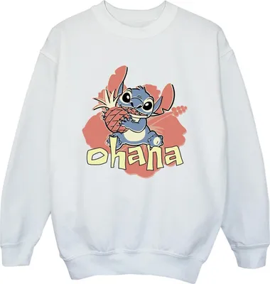 Produktbild von Disney - "Ohana" Sweatshirt für Jungen BI22098 (116) (Weiß)