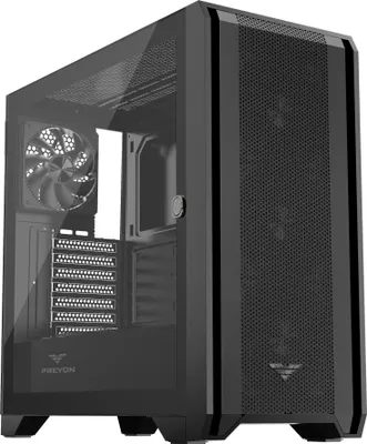 Produktbild von PREYON Nest Windy-Gehäuse, Ideal für den Bau von Gaming- und professionellen Computersets, Unterstützt ATX-, Micro-ATX- und Mini-ITX-Motherboards