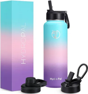 Image de Bouteille isotherme en acier inoxydable 1 L, sans BPA