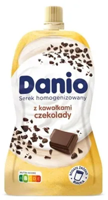 Zdjęcie produktu dla Danio W Saszetce z kawałkami czekolady 120g