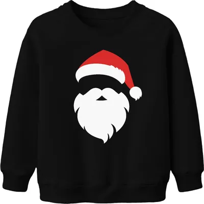 Obrázek produktu pro Santa Claus Vánoční oblečení - vánoční dárek Vánoce Uni dětský vánoční svetr, černá, 152