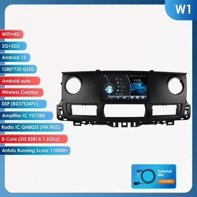 Produktbild von Android Autoradio mit Multimedia-Funktionen – 2DIN Autoradio – Navigationssystem – Touchscreen-Stereoanlage – 10-Zoll-Display