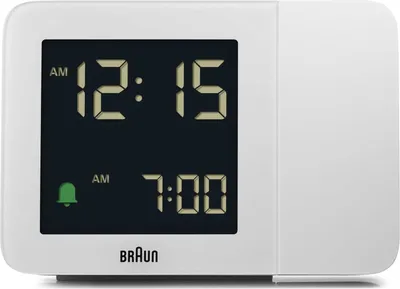 Produktbild von Braun 67161 - Digitaler Wecker - Rechteck - Weiß - 24 h - Zeit - AC