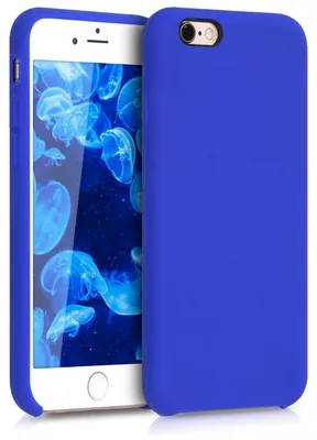 Produktbild von kwmobile Handyhülle für Apple iPhone 6 / 6S Hülle - Case Silikon - Kabelloses Laden - Schutzhülle Cover in Baltik Blau