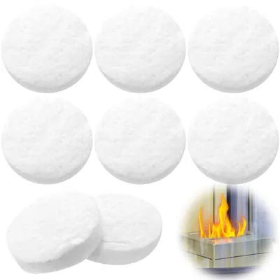 Productafbeelding van Keramische vezels voor bioethanoltafelkachel, 6 stuks, 85x85x20mm