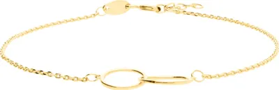 Produktbild von SuzanGold Tangled Armband Damen 375 Echtgold Armband mit modernem Kettendesign