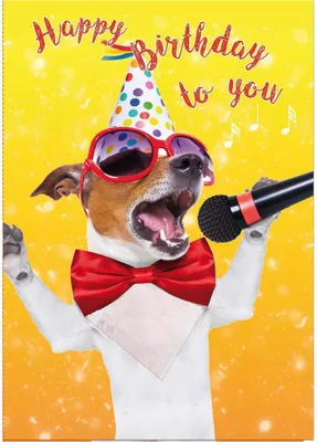 Produktbild von Geburtstag - Soundkarte A5 im Format 14,8 x 21 cm - „Happy Birthday