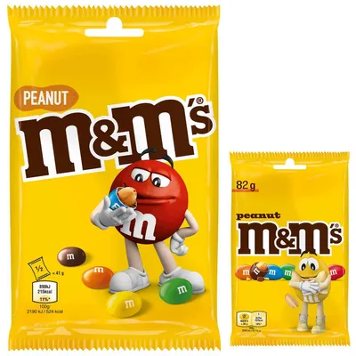 Productafbeelding van m&m's 361953 m&m's PEANUT Schokobonbons 82,0 g