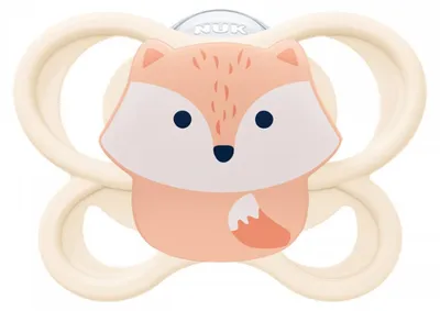 Obrázek produktu pro Dudlík NUK Perfect Match Air FOX 0-6m 1ks box, vel. 0-6 m