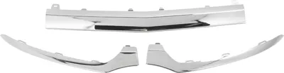 Immagine prodotto di 3pcs paraurti anteriore inferiore cromo trim 2058851374 sostituzione per Benz C -Class W205 C205 A205 S205 AMG C43
