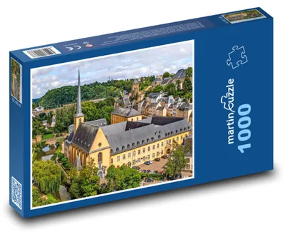 Zdjęcie produktu dla Puzzle 1000 Historyczne centrum Luksemburga - martinpuzzle