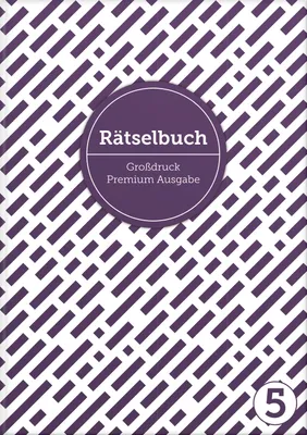Produktbild von Deluxe Rätselbuch Band 5. XL Rätselbuch in Premium Ausgabe für ältere Leute, Senioren, Erwachsene und Rentner im DIN A4-Format mit extra großer Schrift.