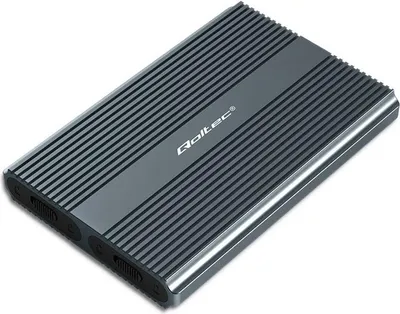 Immagine prodotto di Qoltec Enclosure | M.2 SSD tray | SATA | NVMe | USB-C | DUAL 2 x 2TB