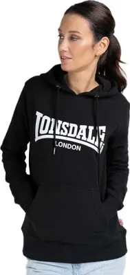Image de Sweat à capuche femme FLOOKBURGH Black L Lonsdale