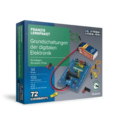Produktbild von FRANZIS 67204 - FRANZIS Lernpaket: Grundschaltungen der digitalen Elektronik