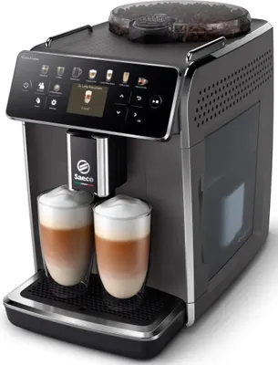 Produktbild von Saeco SM6580/10/20 Granaroma Vollautomatische Espressomaschine, Kunststoffgehäuse, Integriertes Mahlwerk, Milchaufschäumer, Wasserfilter