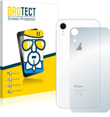 Produktbild von BROTECT Schutzglas für Apple iPhone XR (Rückseite) Schutzfolie Panzer Folie Glas Display Schutz klar