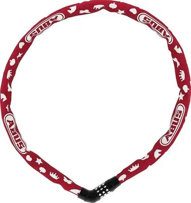 Produktbild von Famanu Kettenschloss Steel-O-Chain 4804C – Symbolschloss für Kinderfahrräder