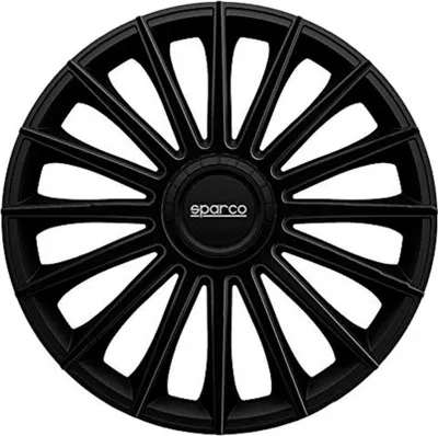 Produktbild von Sparco Radkappen 15 Zoll Treviso Schwarz 4tlg