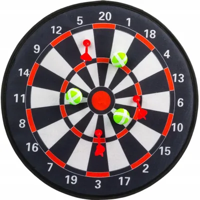 Produktbild von QULKI Klett-Dartspiel Große Scheibe für Kinder