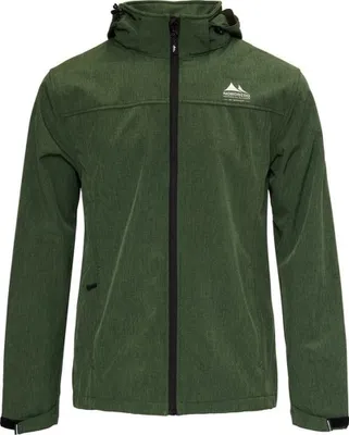 Produktbild von Nordberg Kjeld - Softshell Outdoor Sommerjacke Herren - Grün Melange - Größe 4XL
