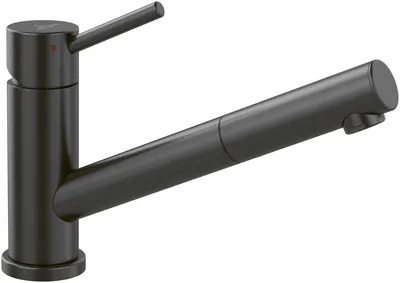 Produktbild von V&B Spültisch-Einhebelmischer Como Shower ND, 8 l/m., ausziehb, ES anthracite