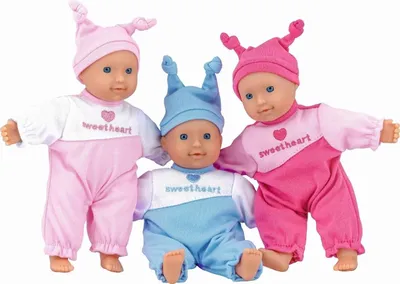 Produktbild von DOLLSWORLD Little Loves Babypüppchen 21cm - Weicher Körper mit Strampler & Mützchen