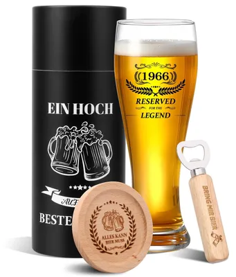 Produktbild von Personalisierte Biergläser für Geburtstage