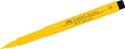 Produktbild von Tuschestift Pitt Artist Pen Spitze: Brush kadiumgelb Packung mit 5 Stück