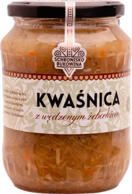Zdjęcie produktu dla Kwaśnica z wędzonym żeberkiem  - Schronisko Bukowina