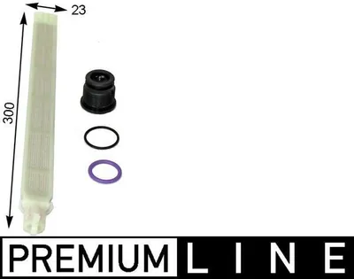 Produktbild von MAHLE Klimatrockner AD 86 000P für VW up! Schrägheck (121, 122, BL1, BL2) 23mm