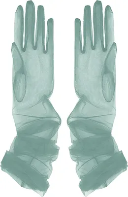 Produktbild von Lange, transparente Damenhandschuhe im Retro-Stil, dehnbar, gerafft, aus Mesh-Tüll, Tanzhandschuhe im Stil der 1920er Jahre, für Kostümpartys, Opernfeiern und Hochzeiten