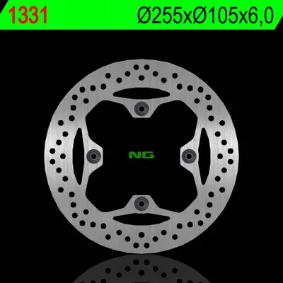 Image de Ng Bremsscheibe Hinten Triumph Tiger 800/1050 13-17, Speed Triple 14-17 (255X105X6.0Mm) (4X10.5Mm)