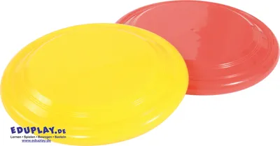 Obrázok produktu pre EDUPLAY 170383 stabilná sada hádzacích diskov, Ø 18 cm, výška 2,5 cm, farby: Žltá, červená, zelená, modrá, viacfarebná, 4 kusy (1 sada)