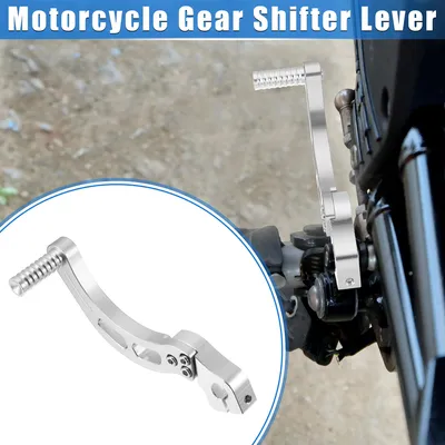 Image de Vitesse Interrupteurer Levier, Universel pour Moto 50CC-250cc Argent Ton