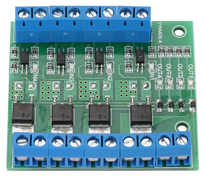 8-Kanal MOSFET-Board PWM 4-Kanal MOS FET Modul 3-20V auf 3,7-27VDC 10A