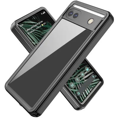 Immagine prodotto di Custodia impermeabile per Google Pixel 6A, resistente alla polvere e alla neve, IP68 custodia protettiva completa con protezione dello schermo integrata nero