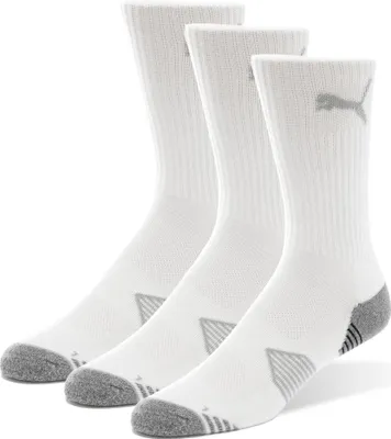 Produktbild von 3er Pack PUMA Essential Crew Cut Golfsocken Unisex bright white 43-46