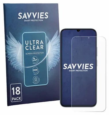 Produktbild von 18x Für realme C100x Schutzfolie Savvies Displayschutz Display Schutz Folie Klar Transparent