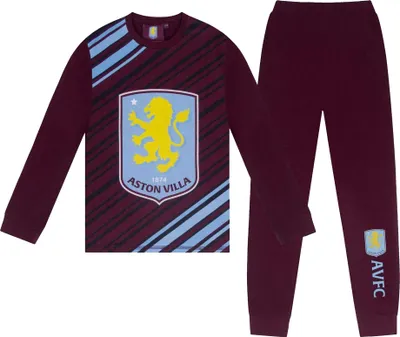 Obrázok produktu pre Aston Villa FC - Pyžamo s dlhými nohavicami pre chlapcov GF1305 (146-152) (červené víno)