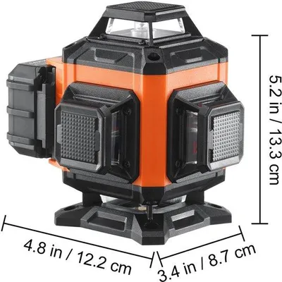 Obrázok produktu pre Laserový merač, 30 cm, zelený, s ostrým laserovým lúčom, samonivelačný, vysoko presné stavebné meracie zariadenie